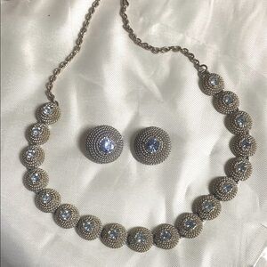 Vintage Elegance: Silver Earrings Adorned with Radiant Blue Gemstones